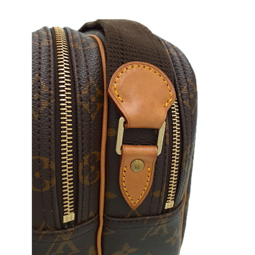 Louis Vuitton Reporter Bag Leather Brown Monogram Shoulder - Picture 6 of 8